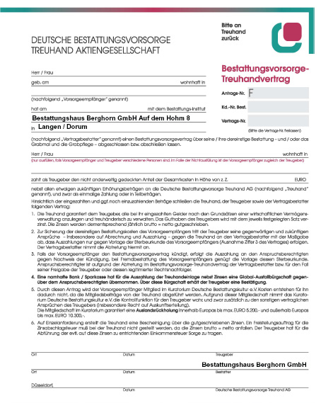 Mustervertrag